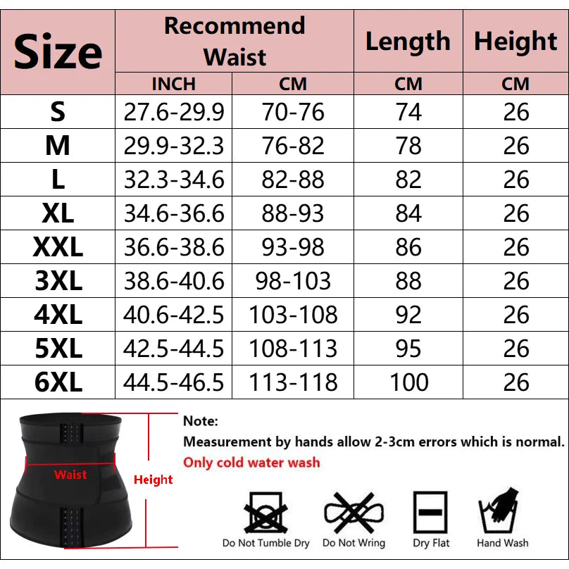 Women Sweat Suits Fat Burning Sauna Suit Waist Trainer Belt Tummy Control Workout Waist Cincher Gym Girdles Sport Waist Trimmer