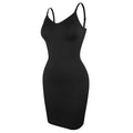 Womens Shapewear V-neck Full Slips for Under Dresses Slimming Butt Lifter Tummy Control Flat Belly Compression Body Shaper Dress