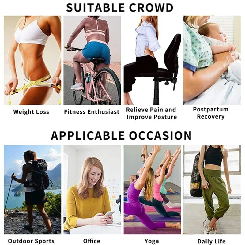 Women Sweat Suits Fat Burning Sauna Suit Waist Trainer Belt Tummy Control Workout Waist Cincher Gym Girdles Sport Waist Trimmer