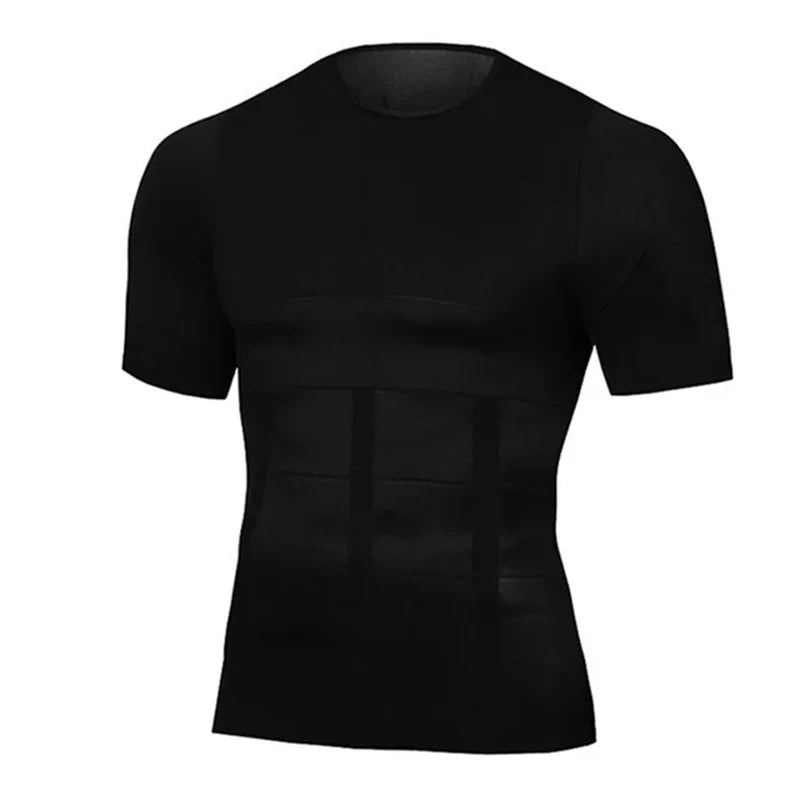 Tummy Control Girdle Men Slimming Body Shaper Compression Shirts Fitness Underwear Fat Burning Shapewear Abdominal Binder Corset