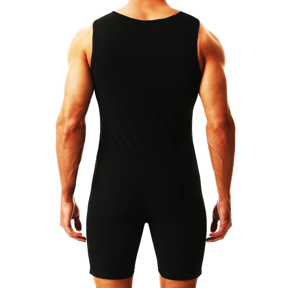 Men’s Sauna Suit Sweat Heat Trapping Workout Fat Burning Vest Belly Slimming Bodysuits Tank Tops Waist Trainer Fitness Corset