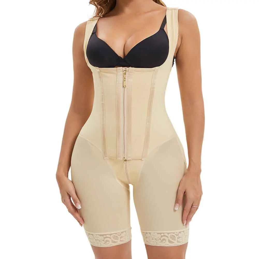 Fajas Colombianas Post Tummy Shapers Women Fully Body Shaper Waist Trainer Firm High Compression Shapewear Reducing and Shaping