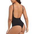 Women Low Back Seamless Bodysuits Shapewear Thong Butt Lifter Full Body Shaper Lady Slimming Camisole Tops Tummy Control Corset
